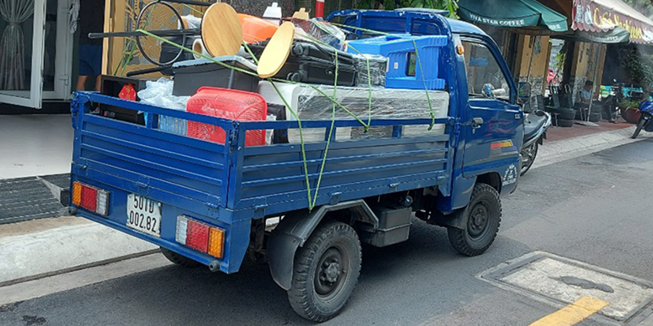Thuê Xe Ba Gác Chuyển Văn Phòng
