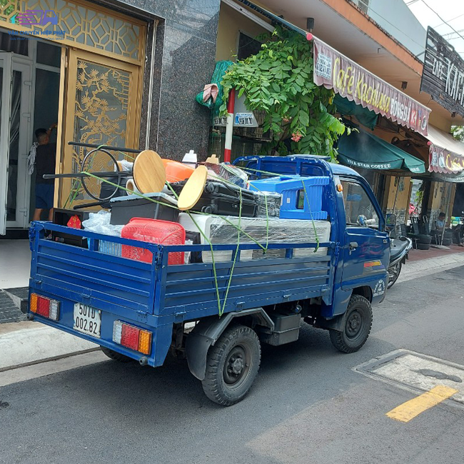Xe ba gác vận chuyển máy móc